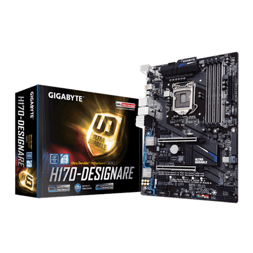 Продати Материнська плата Gigabyte GA-H170-Designare (s1151, Intel H170) за Trade-In у інтернет-магазині Телемарт - Київ, Дніпро, Україна фото