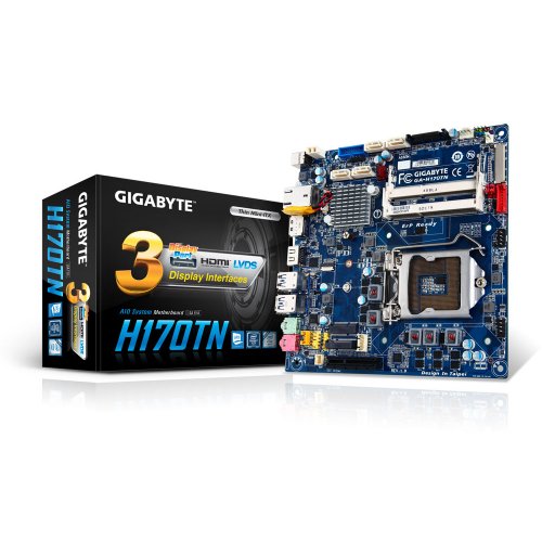 Продати Материнська плата Gigabyte GA-H170TN (s1151, Intel H170) за Trade-In у інтернет-магазині Телемарт - Київ, Дніпро, Україна фото