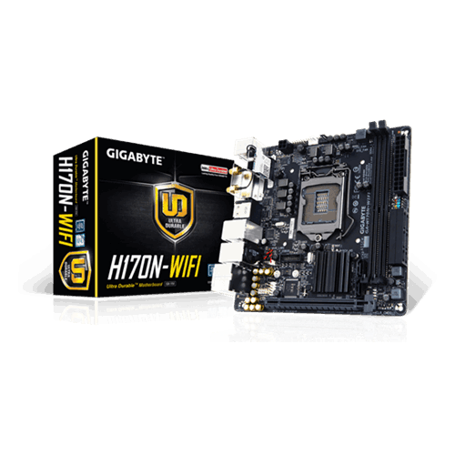 Продати Материнська плата Gigabyte GA-H170N-WIFI (s1151, Intel H170) за Trade-In у інтернет-магазині Телемарт - Київ, Дніпро, Україна фото