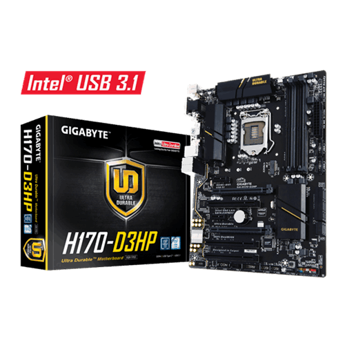 Продать Материнская плата Gigabyte GA-H170-D3HP (s1151, Intel H170) по Trade-In интернет-магазине Телемарт - Киев, Днепр, Украина фото