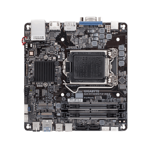 Продати Материнська плата Gigabyte GA-H110MSTX-HD3 (s1151, Intel H110) за Trade-In у інтернет-магазині Телемарт - Київ, Дніпро, Україна фото