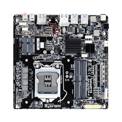 Продати Материнська плата Gigabyte GA-H110TN-E (s1151, Intel H110) за Trade-In у інтернет-магазині Телемарт - Київ, Дніпро, Україна фото