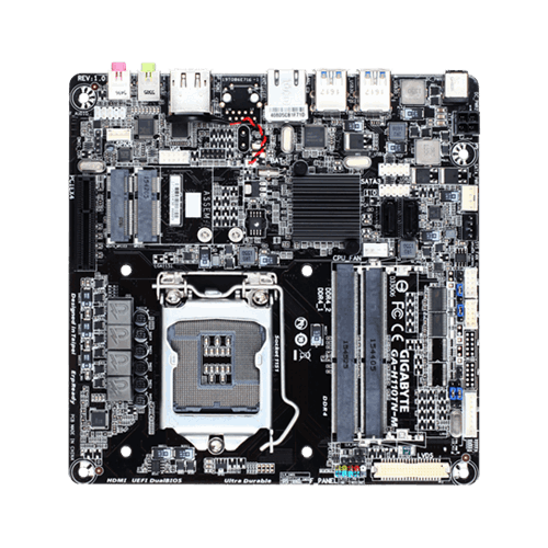 Продати Материнська плата Gigabyte GA-H110TN-M (s1151, Intel H110) за Trade-In у інтернет-магазині Телемарт - Київ, Дніпро, Україна фото