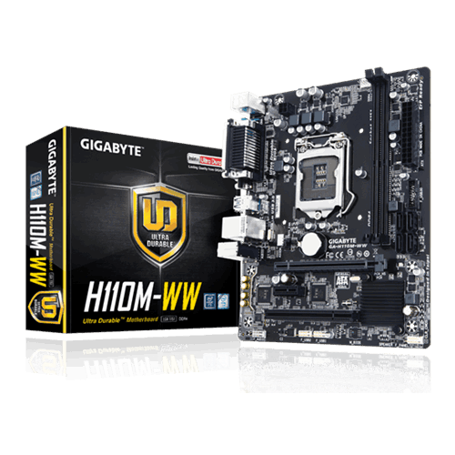 Продати Материнська плата Gigabyte GA-H110M-WW (s1151, Intel H110) за Trade-In у інтернет-магазині Телемарт - Київ, Дніпро, Україна фото