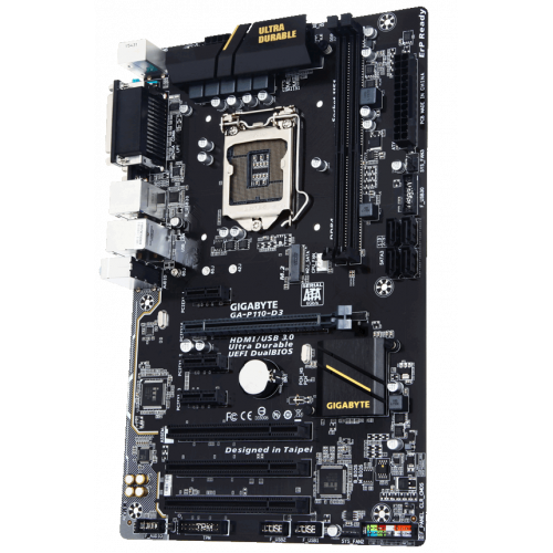 Фото Материнська плата Gigabyte GA-P110-D3 (s1151, Intel H110)