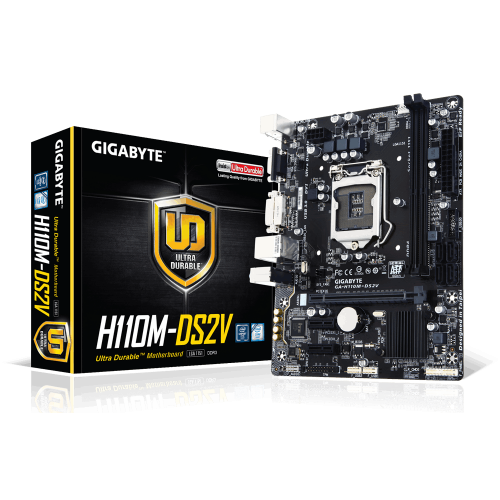 Продати Материнська плата Gigabyte GA-H110M-DS2V (s1151, Intel H110) за Trade-In у інтернет-магазині Телемарт - Київ, Дніпро, Україна фото