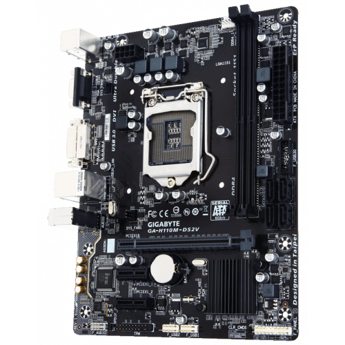 Продати Материнська плата Gigabyte GA-H110M-DS2V (s1151, Intel H110) за Trade-In у інтернет-магазині Телемарт - Київ, Дніпро, Україна фото