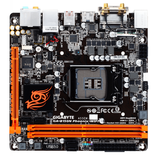 Продати Материнська плата Gigabyte GA-B150N Phoenix-WIFI (s1151, Intel B150) за Trade-In у інтернет-магазині Телемарт - Київ, Дніпро, Україна фото