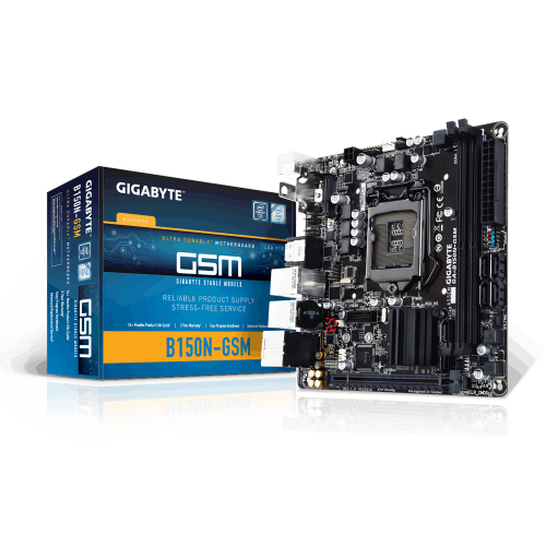 Продати Материнська плата Gigabyte GA-B150N-GSM (s1151, Intel B150) за Trade-In у інтернет-магазині Телемарт - Київ, Дніпро, Україна фото