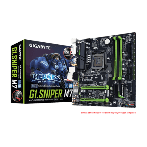 Продати Материнська плата Gigabyte G1.Sniper M7 (s1151, Intel B150) за Trade-In у інтернет-магазині Телемарт - Київ, Дніпро, Україна фото