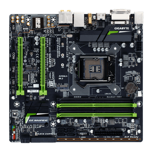 Продати Материнська плата Gigabyte G1.Sniper M7 (s1151, Intel B150) за Trade-In у інтернет-магазині Телемарт - Київ, Дніпро, Україна фото