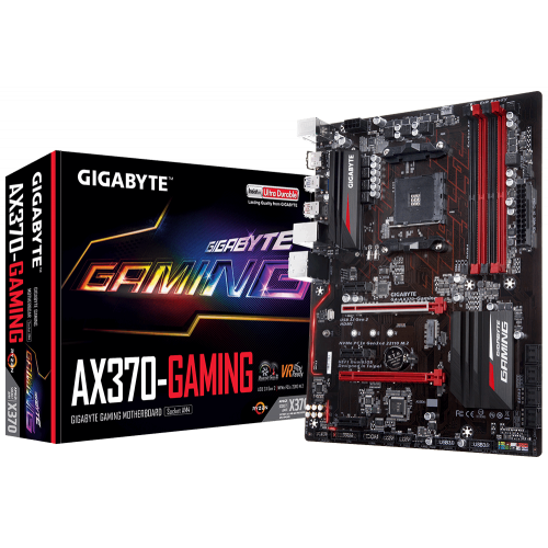 Продать Материнская плата Gigabyte GA-AX370-Gaming (sAM4, AMD X370) по Trade-In интернет-магазине Телемарт - Киев, Днепр, Украина фото
