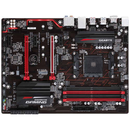 Продать Материнская плата Gigabyte GA-AX370-Gaming (sAM4, AMD X370) по Trade-In интернет-магазине Телемарт - Киев, Днепр, Украина фото