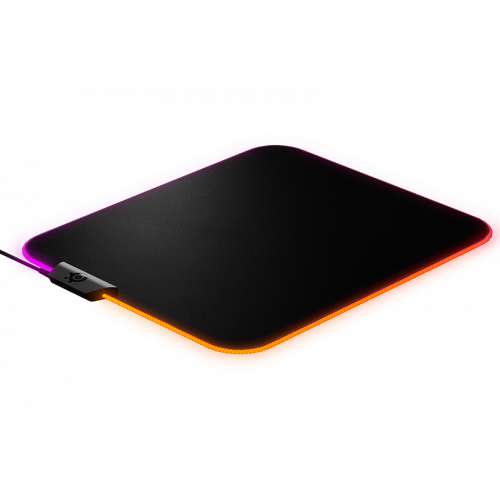 Фото Коврик для мышки SteelSeries QcK Prism RGB Cloth M (63825) Black
