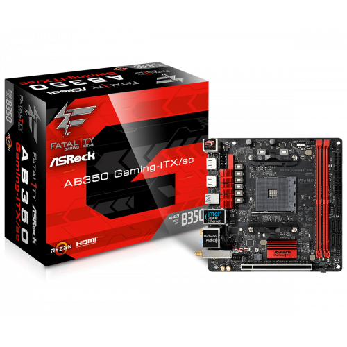 Продати Материнська плата AsRock AB350 GAMING-ITX/AC (sAM4, AMD B350) за Trade-In у інтернет-магазині Телемарт - Київ, Дніпро, Україна фото