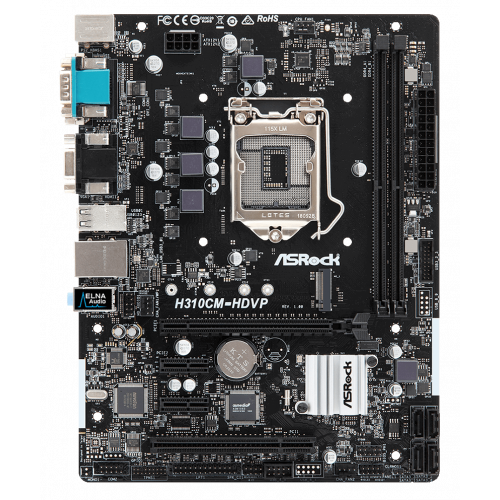 Продати Материнська плата AsRock H310CM-HDVP (s1151-V2, Intel H310) за Trade-In у інтернет-магазині Телемарт - Київ, Дніпро, Україна фото