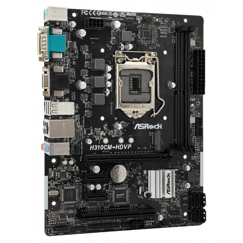 Продати Материнська плата AsRock H310CM-HDVP (s1151-V2, Intel H310) за Trade-In у інтернет-магазині Телемарт - Київ, Дніпро, Україна фото