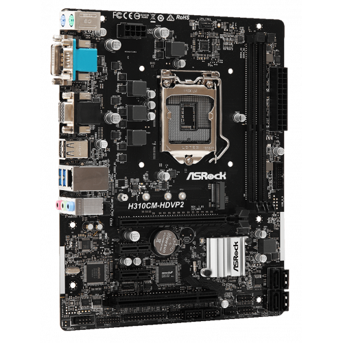 Продать Материнская плата AsRock H310CM-HDVP2 (s1151-V2, Intel H310) по Trade-In интернет-магазине Телемарт - Киев, Днепр, Украина фото