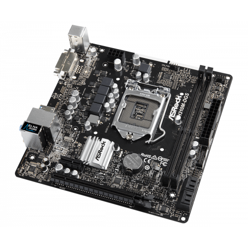 Продать Материнская плата AsRock H310M-DGS (s1151-V2, Intel H310) по Trade-In интернет-магазине Телемарт - Киев, Днепр, Украина фото