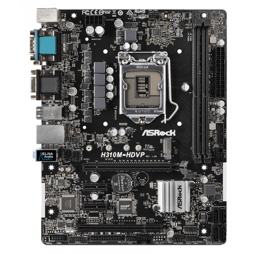 Продать Материнская плата AsRock H310M-HDVP (s1151-V2, Intel H310) по Trade-In интернет-магазине Телемарт - Киев, Днепр, Украина фото