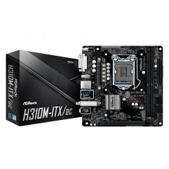 Материнська плата AsRock H310M-ITX/ac (s1151-V2, Intel H310)