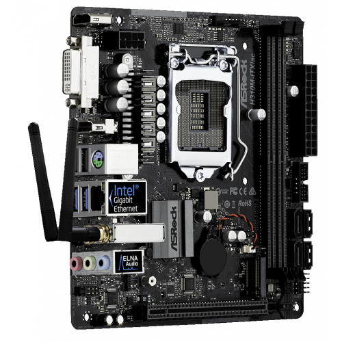 Продать Материнская плата AsRock H310M-ITX/ac (s1151-V2, Intel H310) по Trade-In интернет-магазине Телемарт - Киев, Днепр, Украина фото