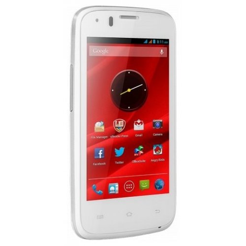 Мобільний телефон Prestigio MultiPhone 4055 Duo White купити в Україні: Київ, Львів, Хмельницький, Тернопіль, Івано-Франківськ | Низька ціна, відгуки, характеристики від TELEMART фото