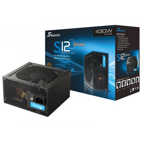 Продати Блок живлення Seasonic S12II 430W Bronze (SS-430GB) за Trade-In у інтернет-магазині Телемарт - Київ, Дніпро, Україна фото