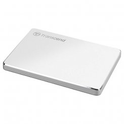 Зовнішній HDD Transcend StoreJet 200 USB Type-C 2TB (TS2TSJM200) Silver