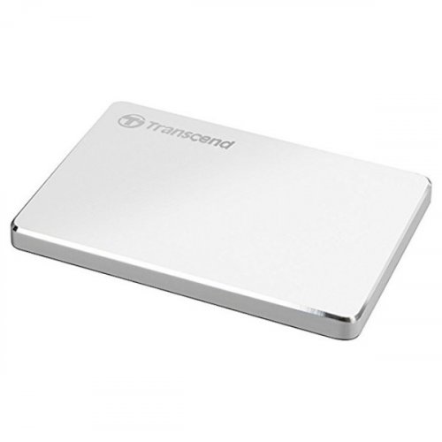 Зовнішній HDD Transcend StoreJet 200 USB Type-C 2TB (TS2TSJM200) Silver купити в Україні | Telemart фото