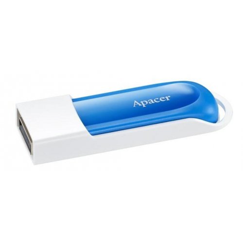 Купить Накопитель Apacer AH23A 64GB USB 2.0 (AP64GAH23AW-1) White/Blue - цена в Харькове, Киеве, Днепре, Одессе
в интернет-магазине Telemart фото