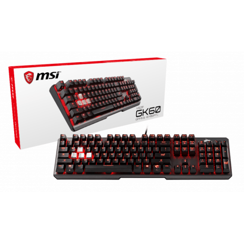 Купить Клавиатура MSI VIGOR GK60 Cherry MX Red - цена в Харькове, Киеве, Днепре, Одессе
в интернет-магазине Telemart фото