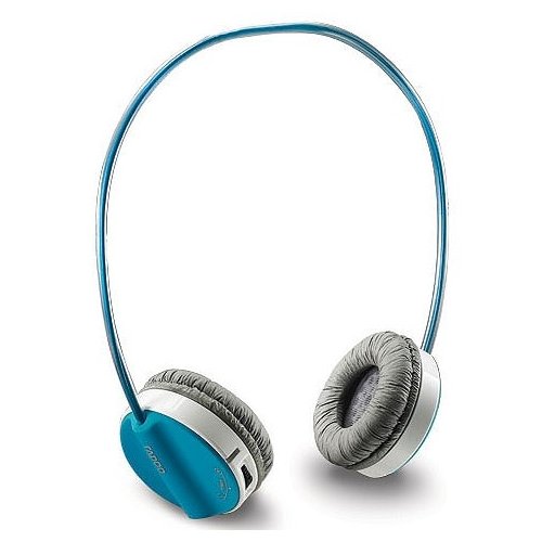 Купити Навушники Rapoo Bluetooth Headset H6020 Blue - ціна в Києві, Львові, Вінниці, Хмельницькому, Франківську, Україні | інтернет-магазин TELEMART.UA фото