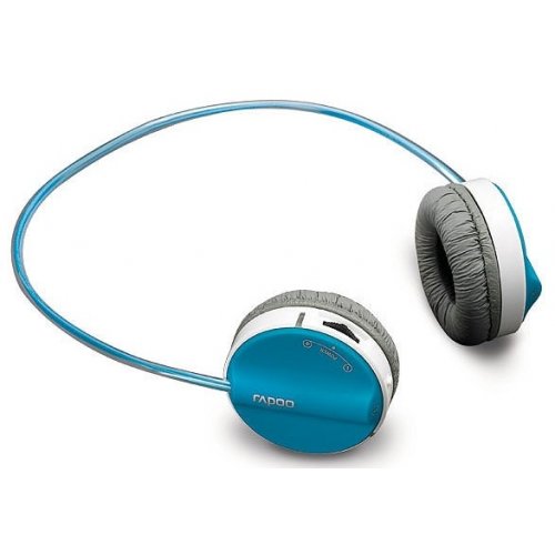 Купить Наушники Rapoo Bluetooth Headset H6020 Blue - цена в Харькове, Киеве, Днепре, Одессе
в интернет-магазине Telemart фото