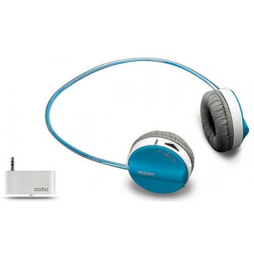 Купить Наушники Rapoo Wireless Headset H3070 Blue - цена в Харькове, Киеве, Днепре, Одессе
в интернет-магазине Telemart фото
