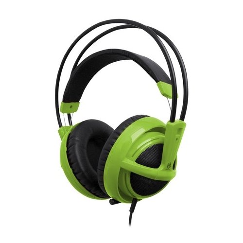 Купити Навушники SteelSeries Siberia V2 (51120) Green - ціна в Києві, Львові, Вінниці, Хмельницькому, Франківську, Україні | інтернет-магазин TELEMART.UA фото