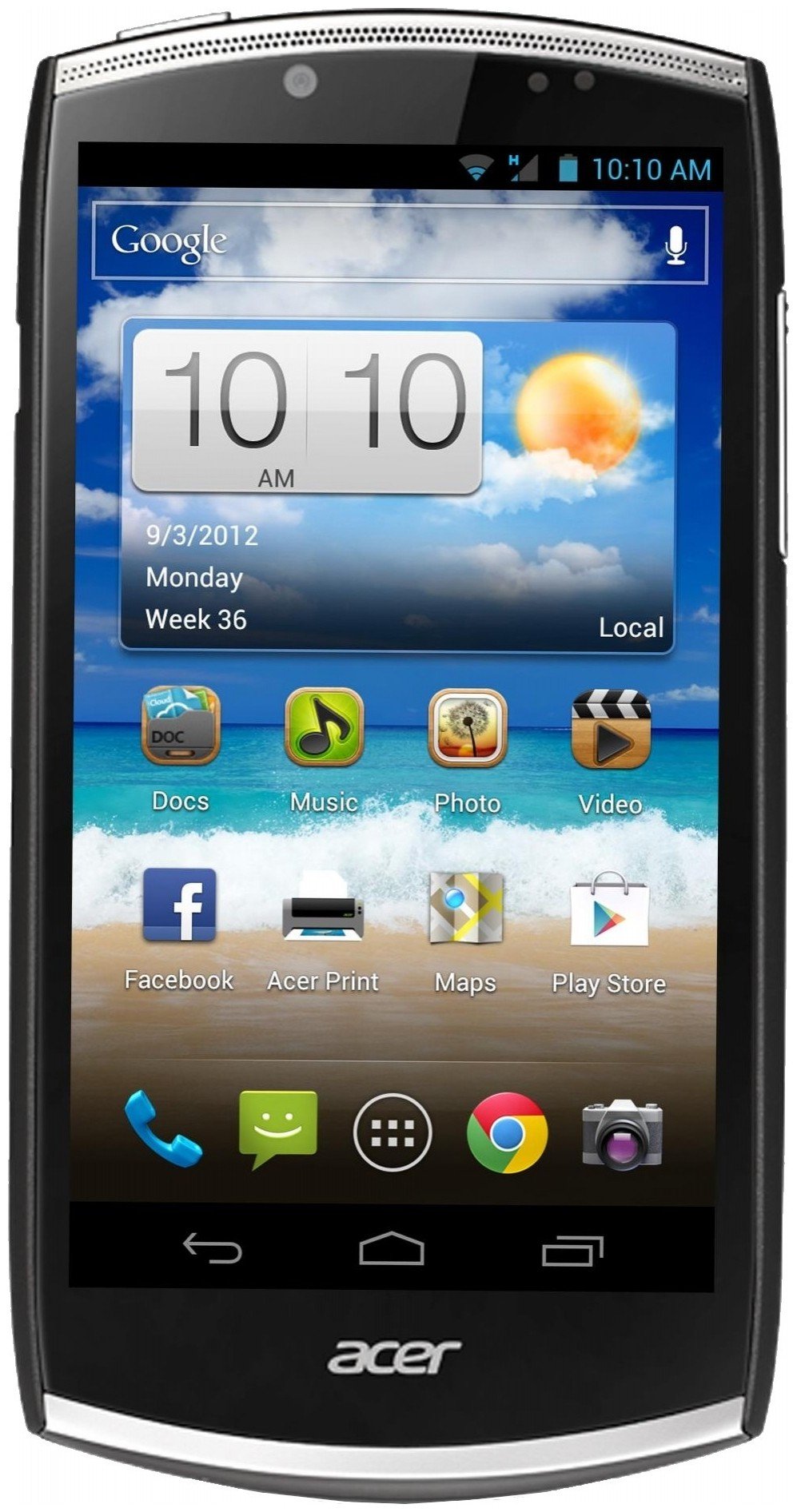 Купить Смартфон Acer CloudMobile S500 Black - цена в Харькове, Киеве,  Днепре, Одессе в интернет-магазине Telemart