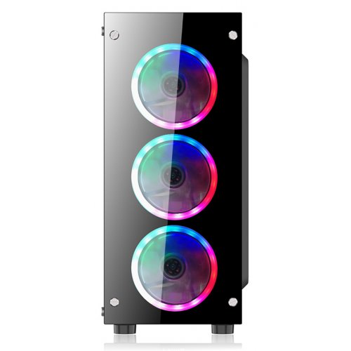 Продати Корпус 1stPlayer Fire Dancing V2 USB 3.0 Color LED без БЖ Black за Trade-In у інтернет-магазині Телемарт - Київ, Дніпро, Україна фото