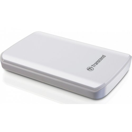 Зовнішній HDD Transcend StoreJet 25D2 1TB (TS1TSJ25D2) White купити в Україні | Telemart фото
