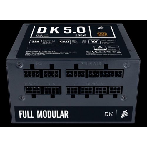 Продати Блок живлення 1stPlayer Modular 500W (PS-500AXDK5.0-FM) за Trade-In у інтернет-магазині Телемарт - Київ, Дніпро, Україна фото