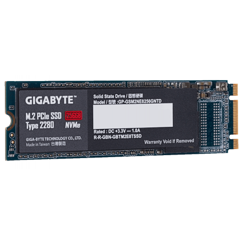 Продать SSD-диск Gigabyte 256GB M.2 (2280 PCI-E) NVMe 1.3 (GP-GSM2NE8256GNTD) по Trade-In интернет-магазине Телемарт - Киев, Днепр, Украина фото