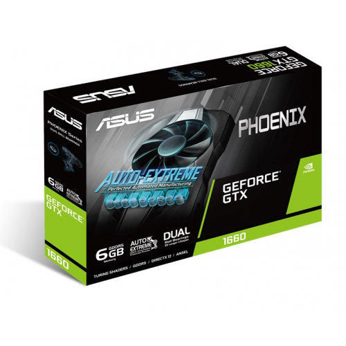 Продать Видеокарта Asus GeForce GTX 1660 Phoenix 6144MB (PH-GTX1660-6G) по Trade-In интернет-магазине Телемарт - Киев, Днепр, Украина фото