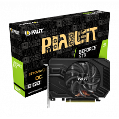 Видеокарта Palit GeForce GTX 1660 StormX OC 6144MB (NE51660S18J9-165F)
