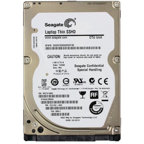Фото Жорсткий диск Seagate Laptop SSHD 500GB 64MB 5400RPM 2.5