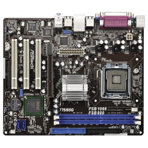 Продать Материнская плата AsRock 775I65G R3.0 (s775, Intel 865G) по Trade-In интернет-магазине Телемарт - Киев, Днепр, Украина фото