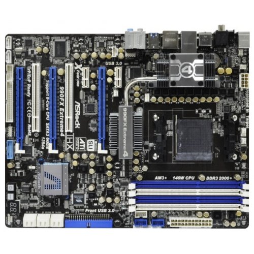 Продати Материнська плата AsRock 990FX EXTREME4 (sAM3+, AMD 990FX) за Trade-In у інтернет-магазині Телемарт - Київ, Дніпро, Україна фото