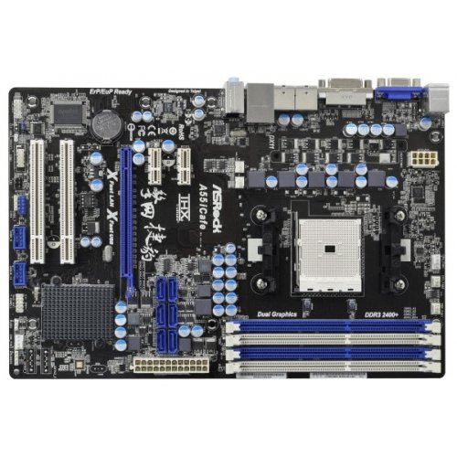 Продати Материнська плата AsRock A55 ICAFE (sFM1, AMD A55) за Trade-In у інтернет-магазині Телемарт - Київ, Дніпро, Україна фото