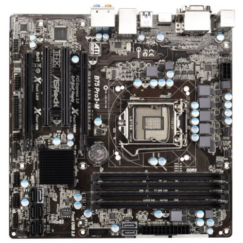 Продати Материнська плата AsRock B75 PRO3-M (s1155, Intel B75) за Trade-In у інтернет-магазині Телемарт - Київ, Дніпро, Україна фото
