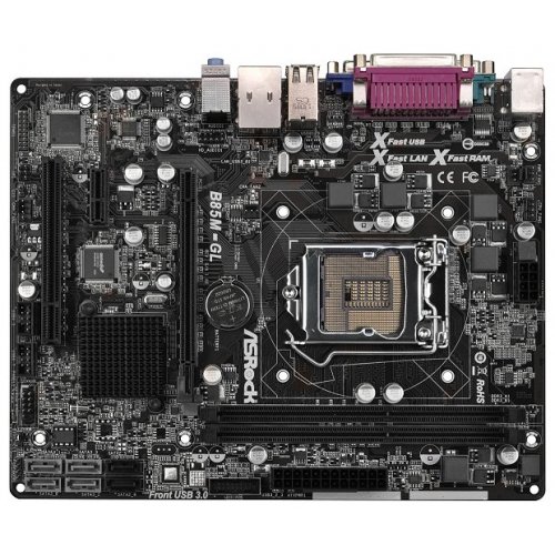 Продать Материнская плата AsRock B85M-GL (s1150, Intel B85) по Trade-In интернет-магазине Телемарт - Киев, Днепр, Украина фото