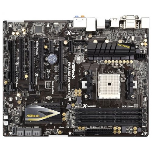 Продать Материнская плата AsRock FM2A85X EXTREME6 (sFM2, AMD A85X) по Trade-In интернет-магазине Телемарт - Киев, Днепр, Украина фото
